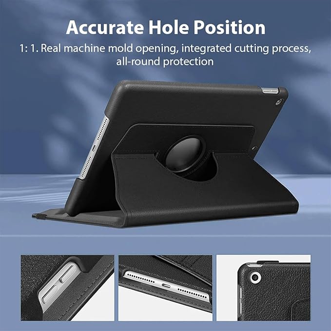 360° Rotating Leather iPad Case