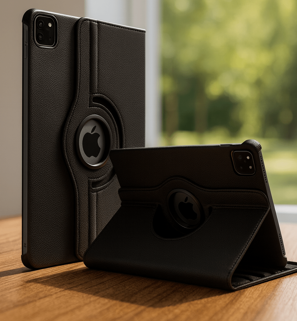 360° Rotating Leather iPad Case