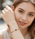 Evil Eye Protection Cable Bangle