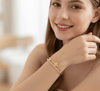 Evil Eye Protection Cable Bangle