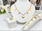 Guess Heart Charm Jewelry Set