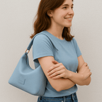 Gold Emblem Flap Satchel Bag